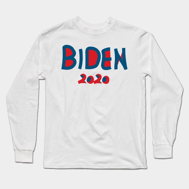 vote for biden 2020 Long Sleeve T-Shirt by Salma Ismail